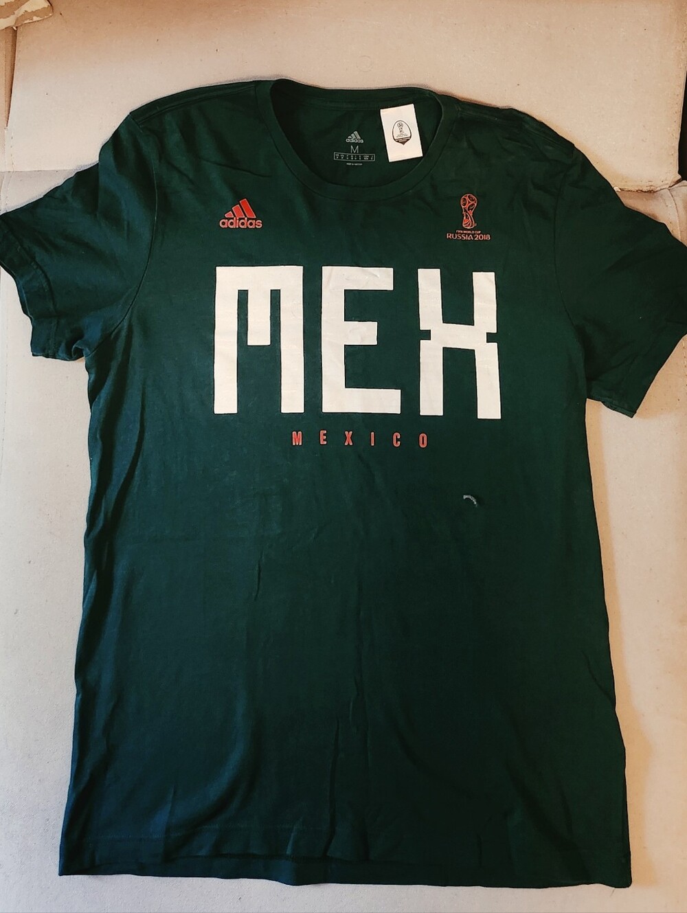 Adidas Mexico National Soccer Team Russia 2018 FIFA World Cup - Size M